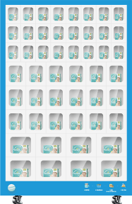 F2 扫码型格子柜售货机